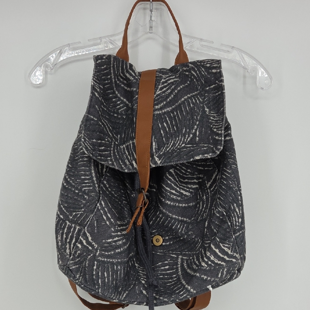 Lu & Elle Stylish Gray and Brown Women's Backpack